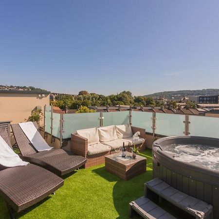 Stylish Penthouse Apartment With Hot Tub Μπαθ Εξωτερικό φωτογραφία